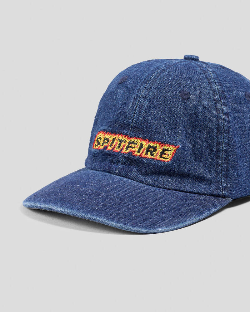 Spitfire Flames Script Strapback Cap for Mens