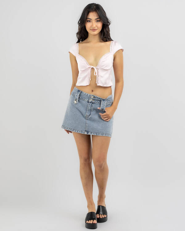 Mooloola Bec Tie Up Cami Top for Womens