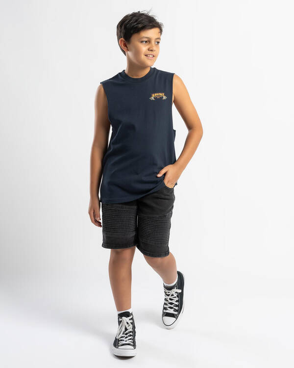 The Mad Hueys Boys' Raising Swell Muscle Tank for Mens