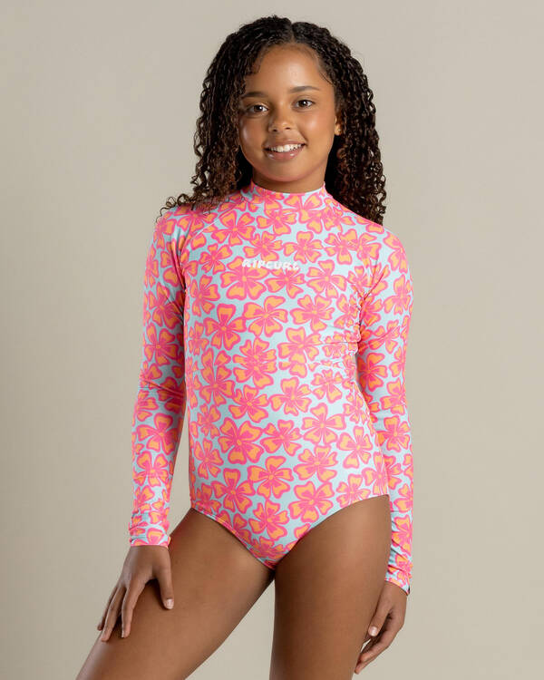 Rip Curl Girls' Neon Isles Long Sleeve Surfsuit for Womens