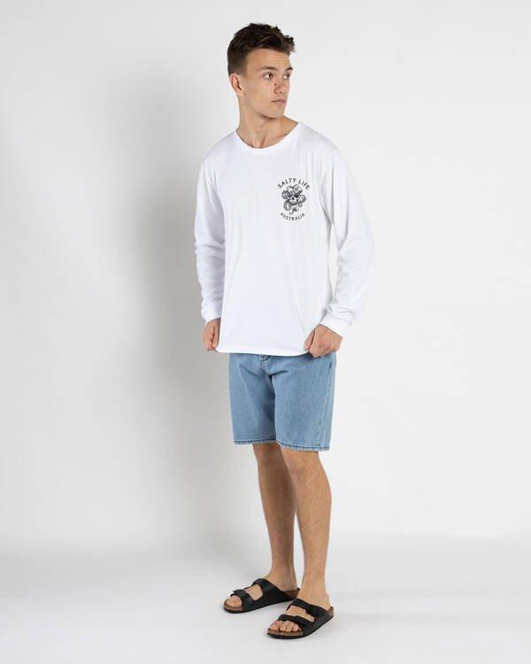 Salty Life Buccaneer Long Sleeve Wetshirt for Mens