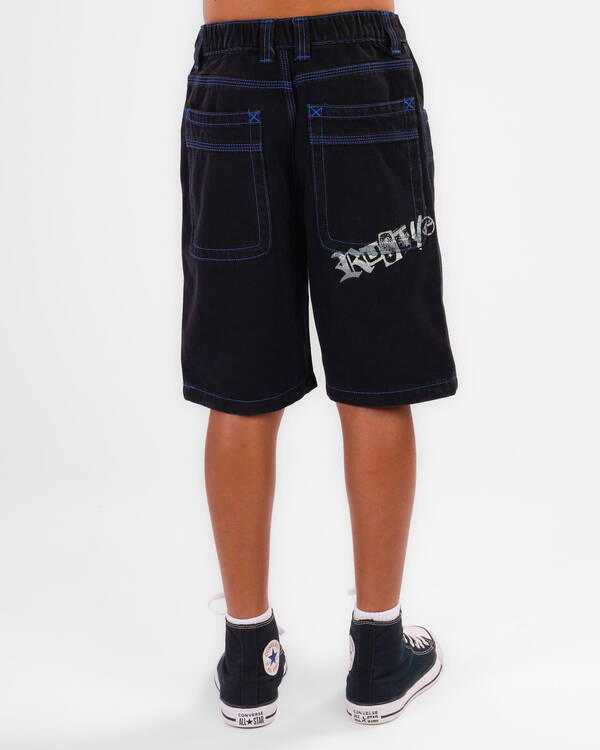Rusty Boys' Redemption Denim Shorts for Mens