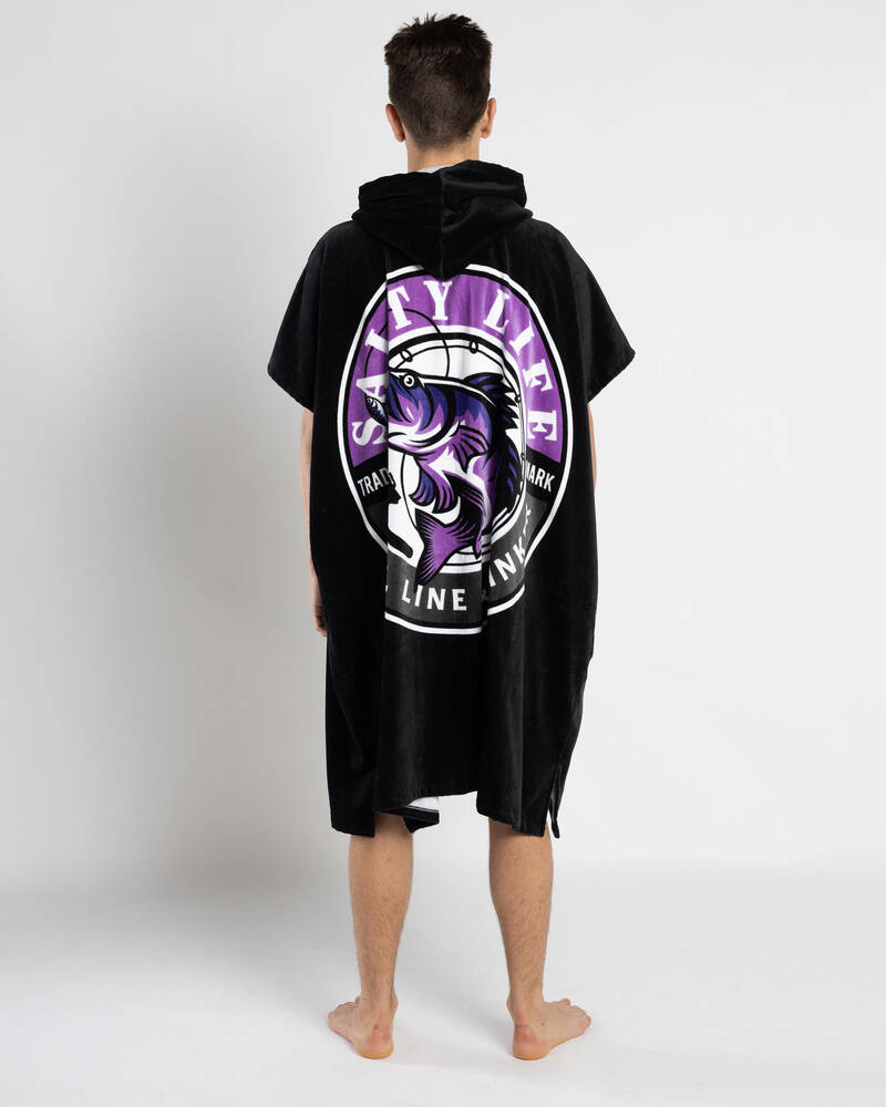 Salty Life Hooked V2 Hooded Towel for Mens