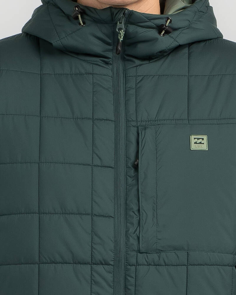 Billabong Journey Puffer Hooded Jacket for Mens