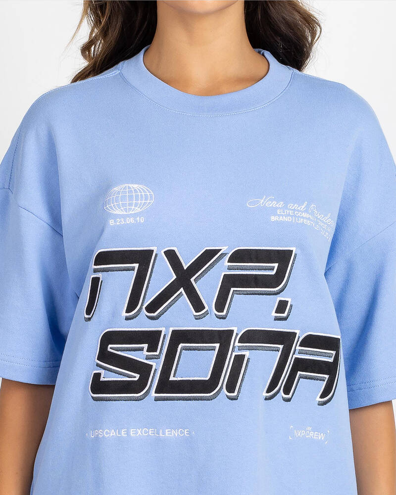 Nena & Pasadena Lasso Loopback Raptor T-Shirt for Womens
