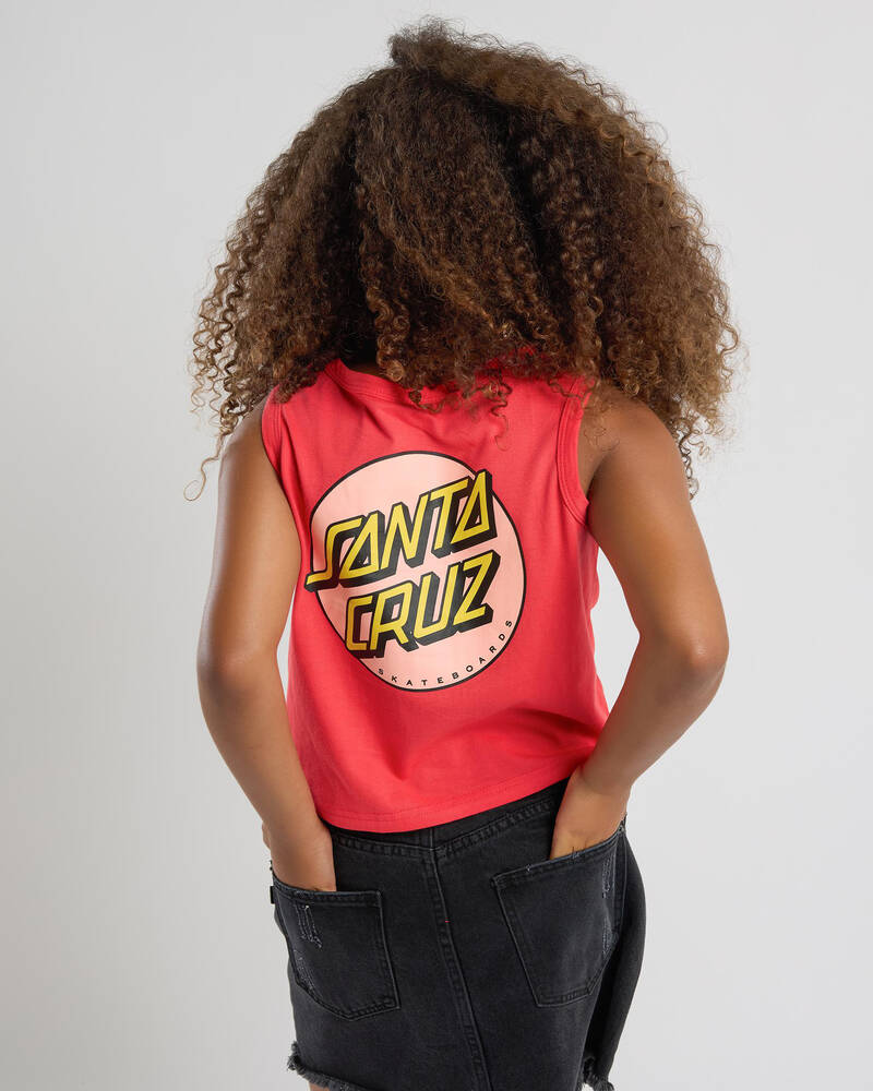 Santa Cruz Girl's Other Dot Chest Tank Top for Womens