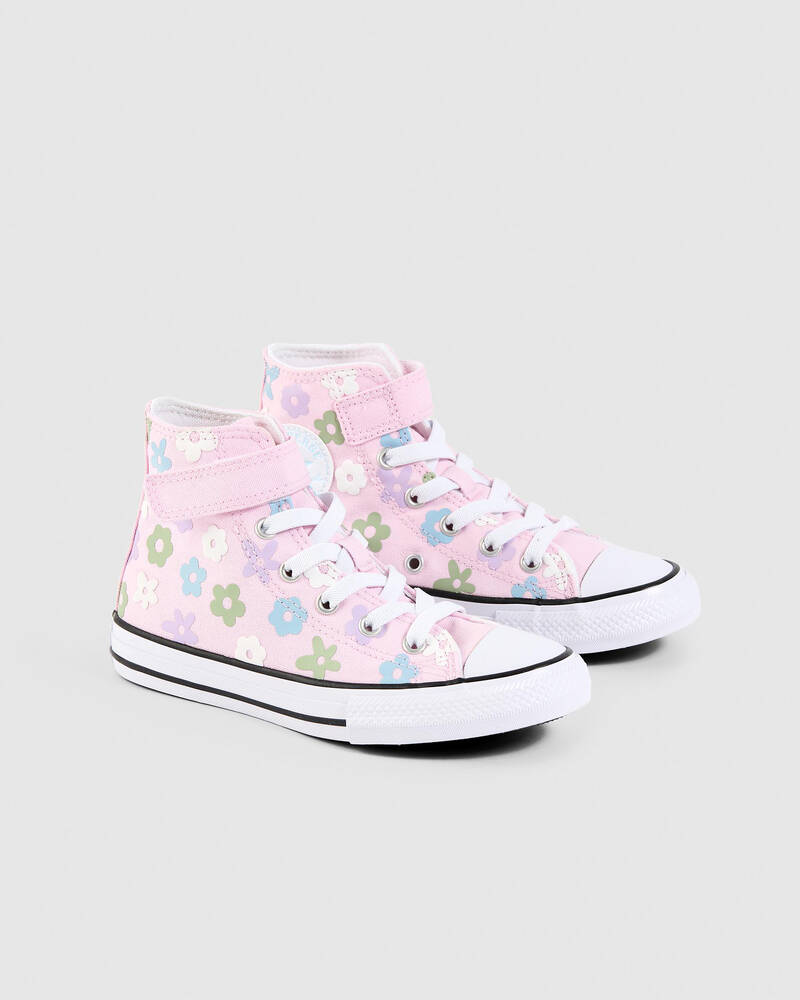 Converse Girls Chuck Taylor All Star Easy On Bubble Flowers Shoes for Womens