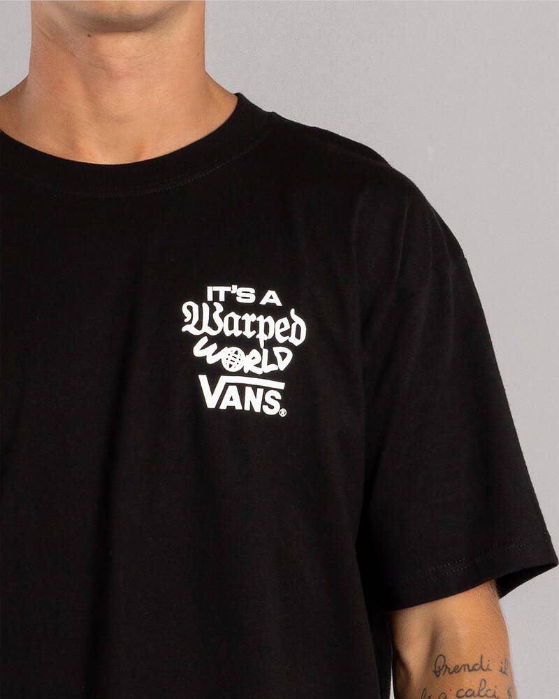 Vans Warped World T-Shirt for Mens