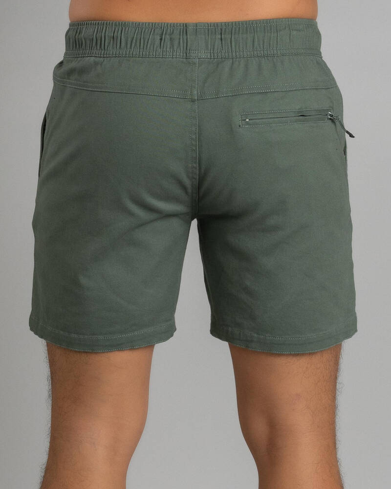 Salty Life Vision Elastic Waist Shorts for Mens