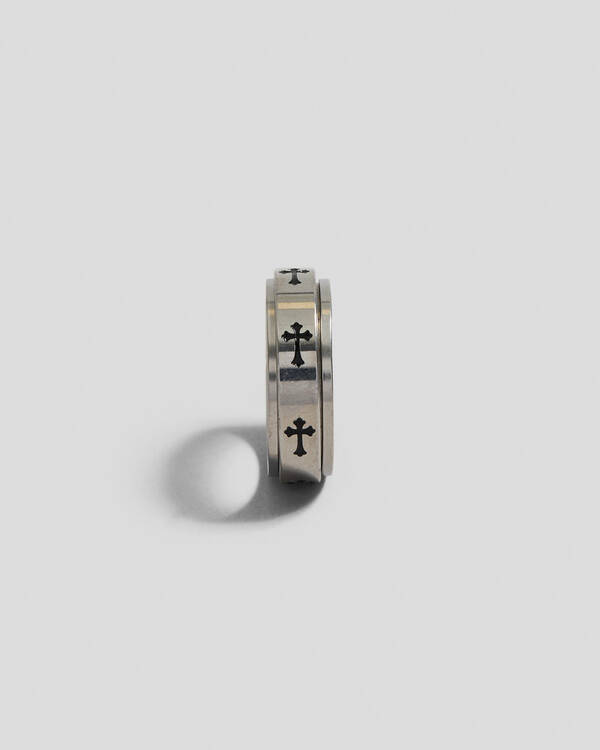 REPUBLIK Cross Spinner Ring for Mens
