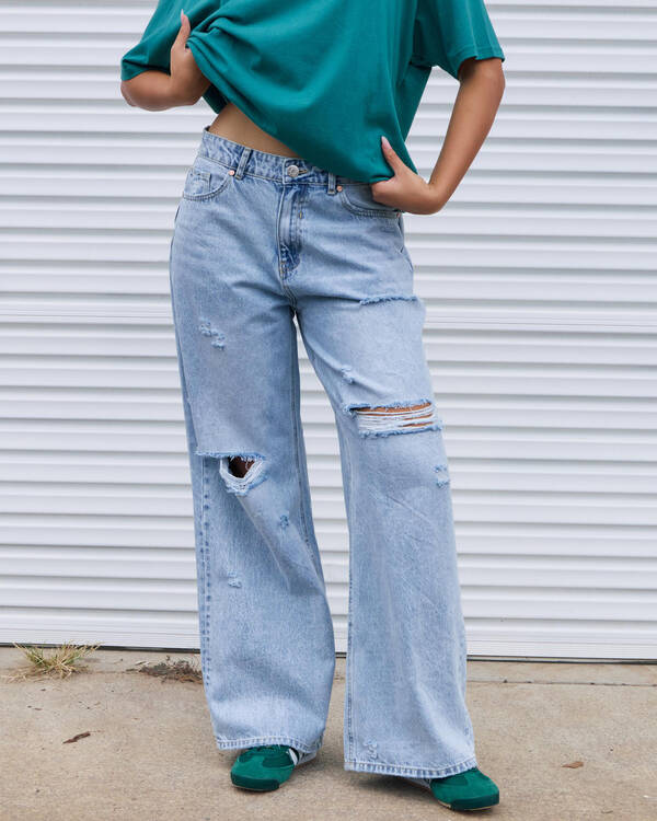 DESU Blaze Wide Leg Jeans for Womens