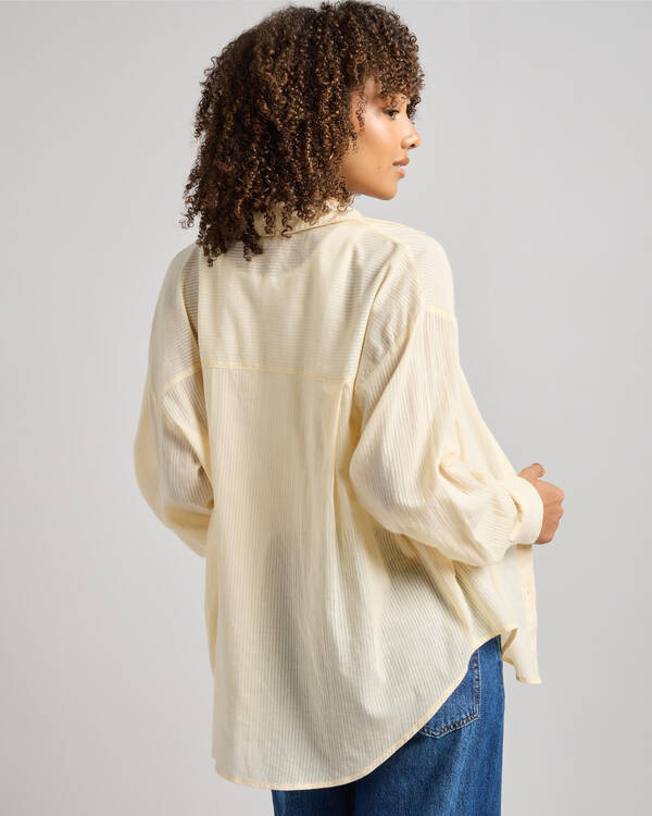 Mooloola Carlie Stripe Long Sleeve Shirt for Womens