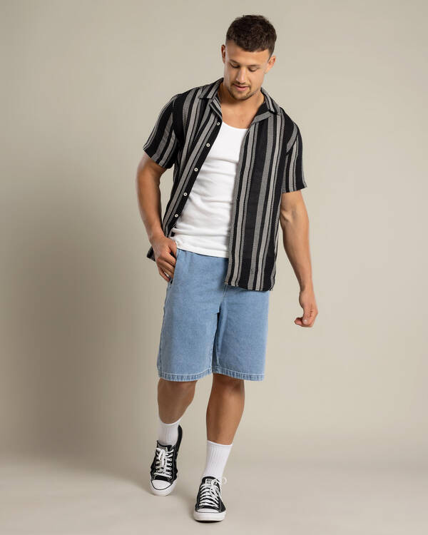 Lucid Format Denim Walk Shorts for Mens