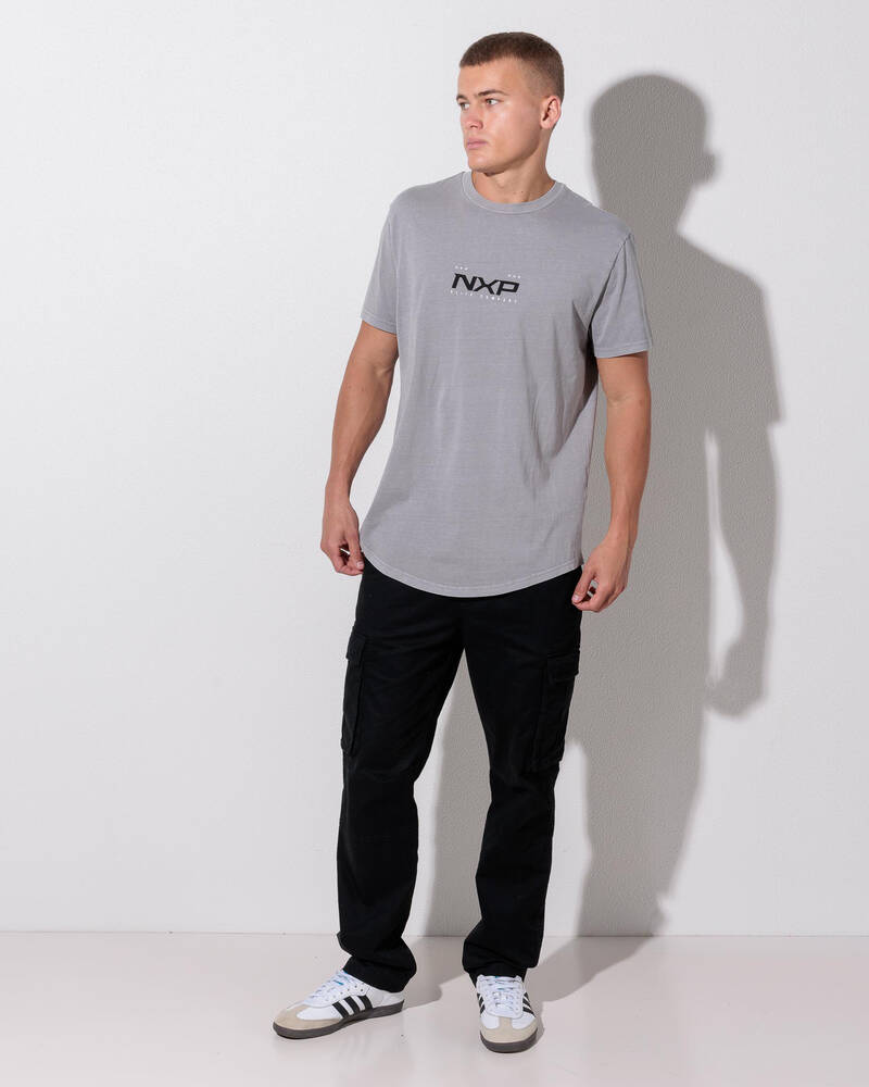 Nena & Pasadena Deliberate Dual Curved T-Shirt for Mens