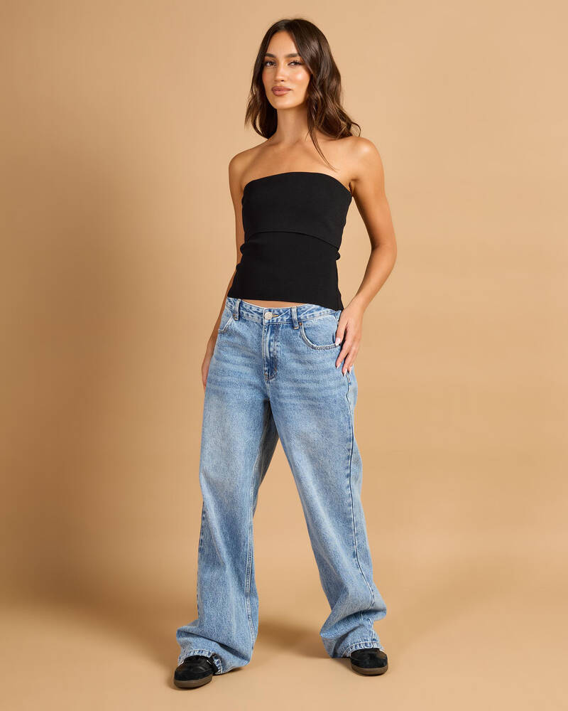 Luvalot Elyse Knit Tube Top for Womens