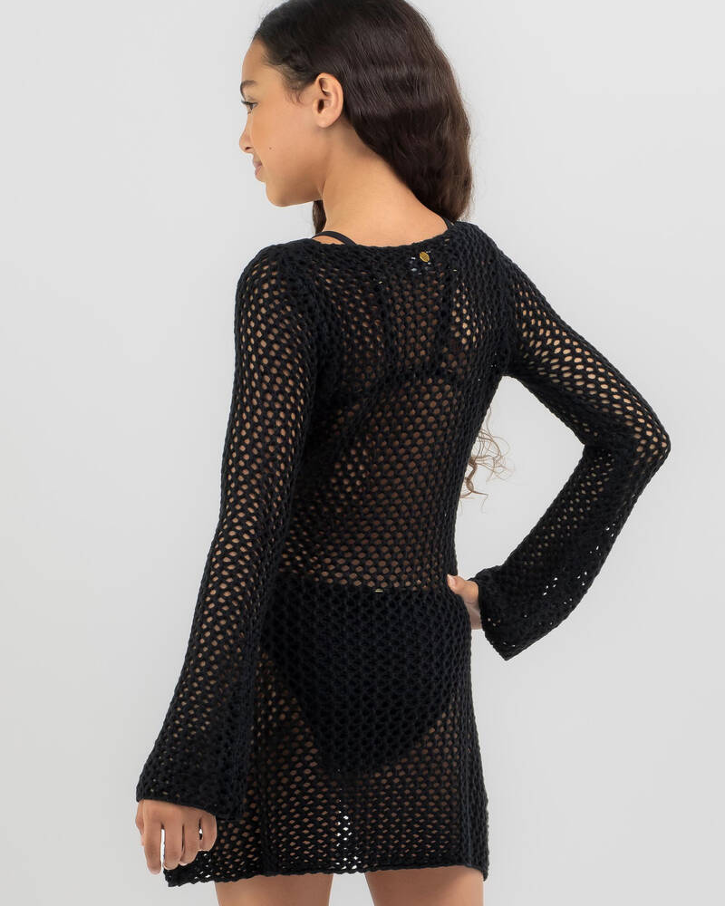 Kaiami Girls' Tamsin Crochet Cover Up for Womens