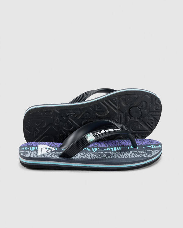 Quiksilver Toddlers' Moncata Art SPKD Thongs for Mens