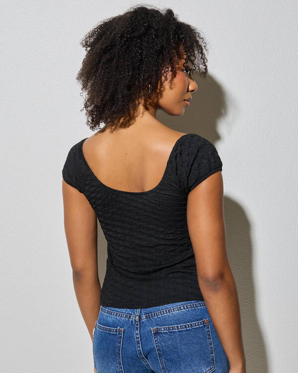 Ava And Ever Mackena Split Front Top for Womens