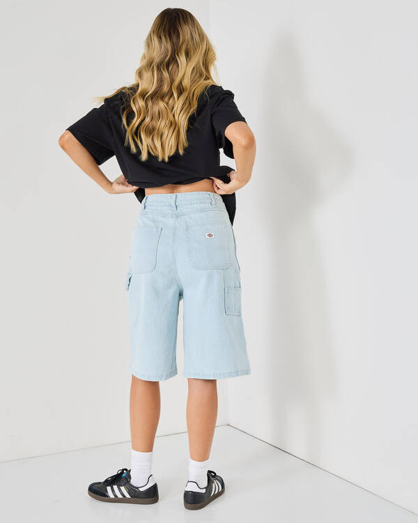 Dickies Light Denim Shorts for Womens