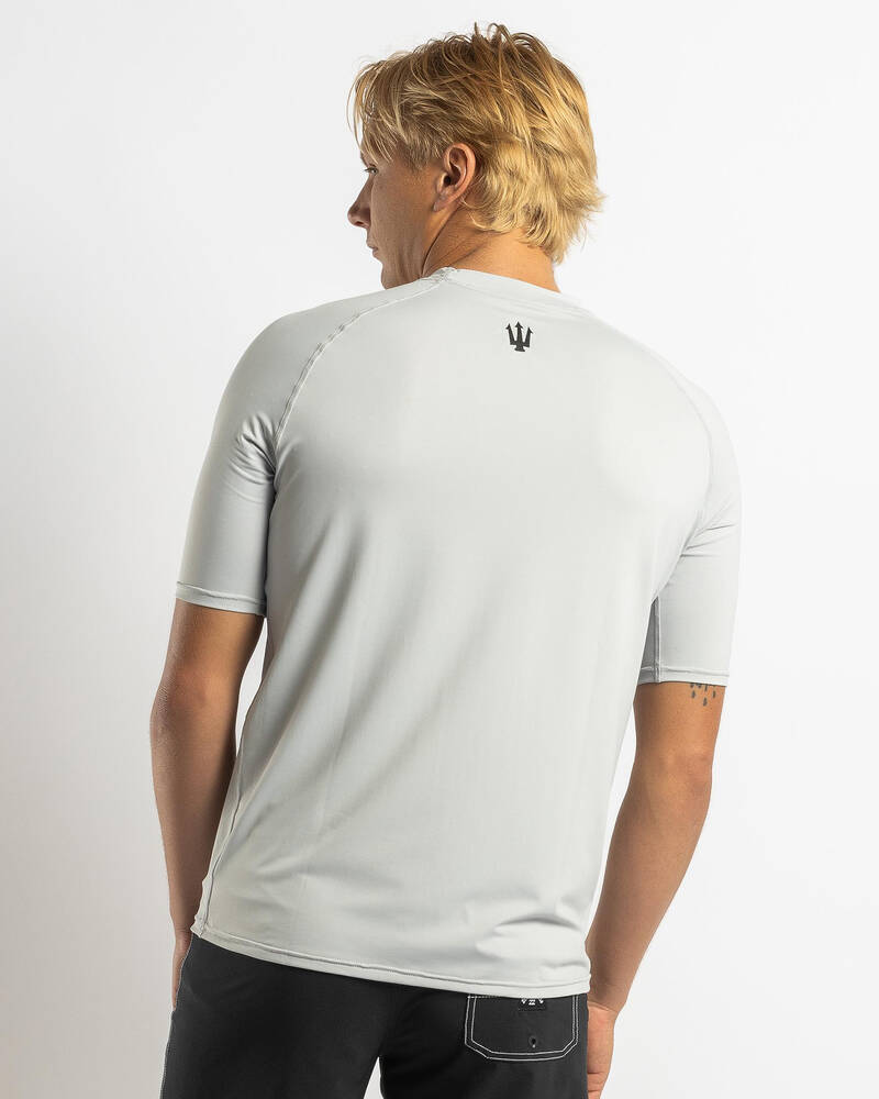 Far King Relaxed Fit Short Sleeve Rash Vest for Mens