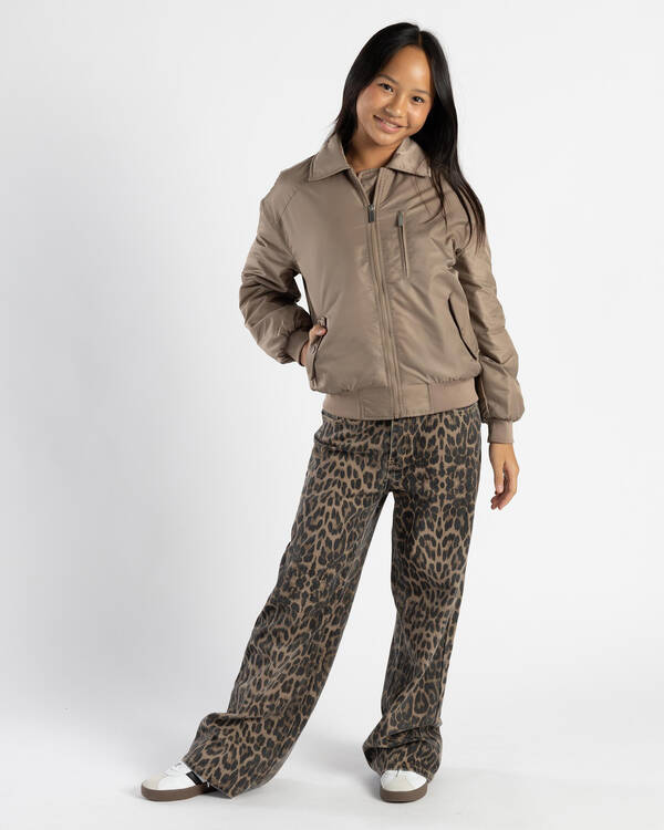 Ava And Ever Girls' Venice Bomber Jacket for Womens