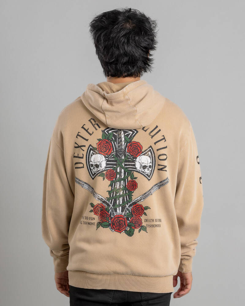 Dexter Wreathed Cross Hoodie for Mens