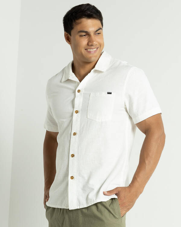 Rhythm Flag Short Sleeve Shirt for Mens
