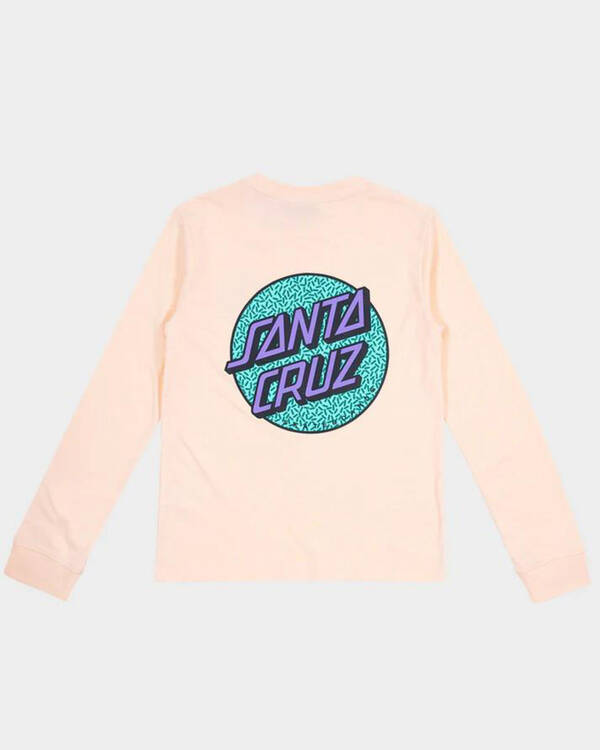 Santa Cruz Girls' Sprinkle Dot Long Sleeve T-Shirt for Womens