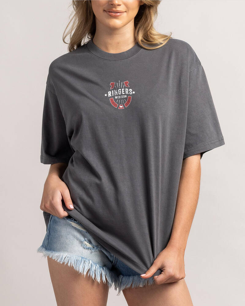 Ringers Western Wild Eyes Oversized T-Shirt for Womens