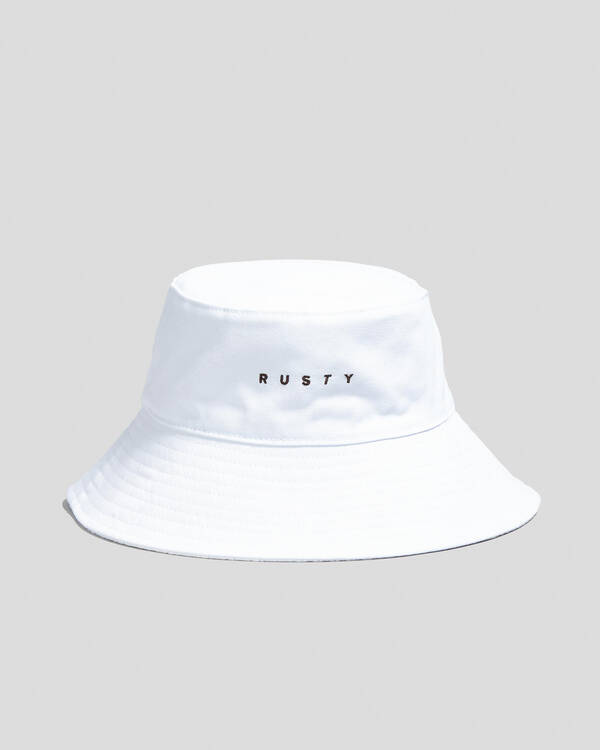 Rusty Blanco Reversible Bucket Hat for Womens