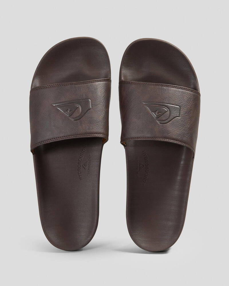 Quiksilver Rivi Nubuck Slides for Mens