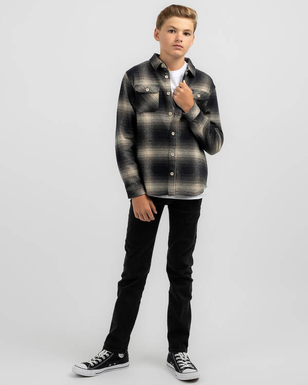 Rip Curl Boys' Count Flannel Shirt for Mens