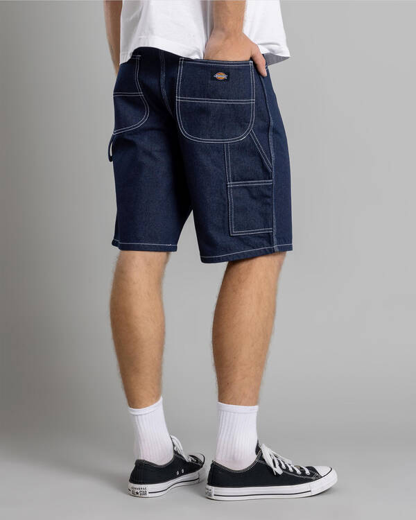 Dickies 11" Relaxed Fit Carpenter Denim Shorts for Mens