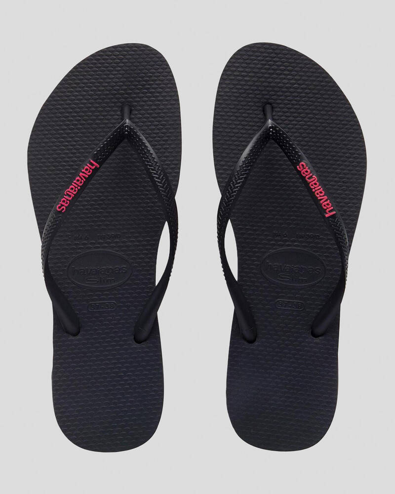 Havaianas Slim Logo Thongs for Womens
