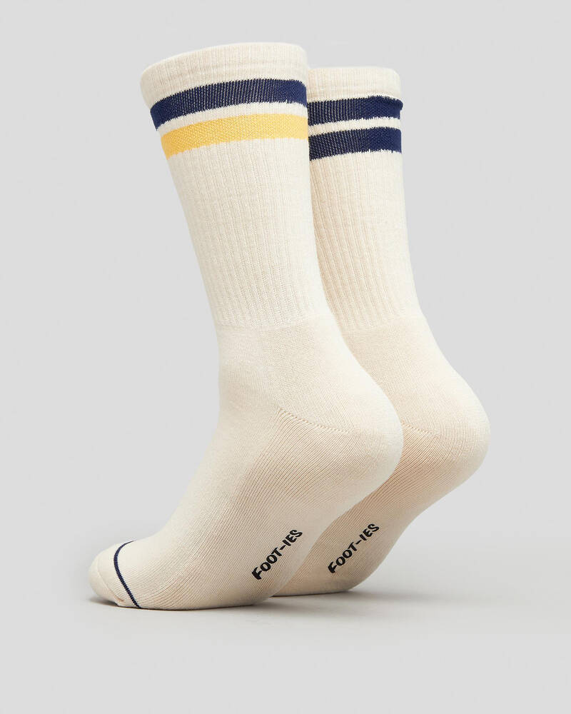 FOOT-IES Corona Retro Sneaker Socks 2 Pack for Mens