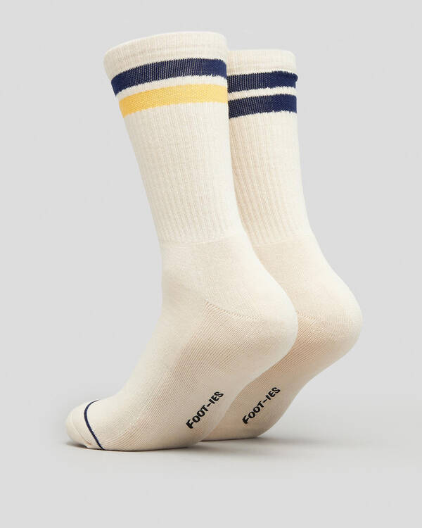 FOOT-IES Corona Retro Sneaker Socks 2 Pack for Mens