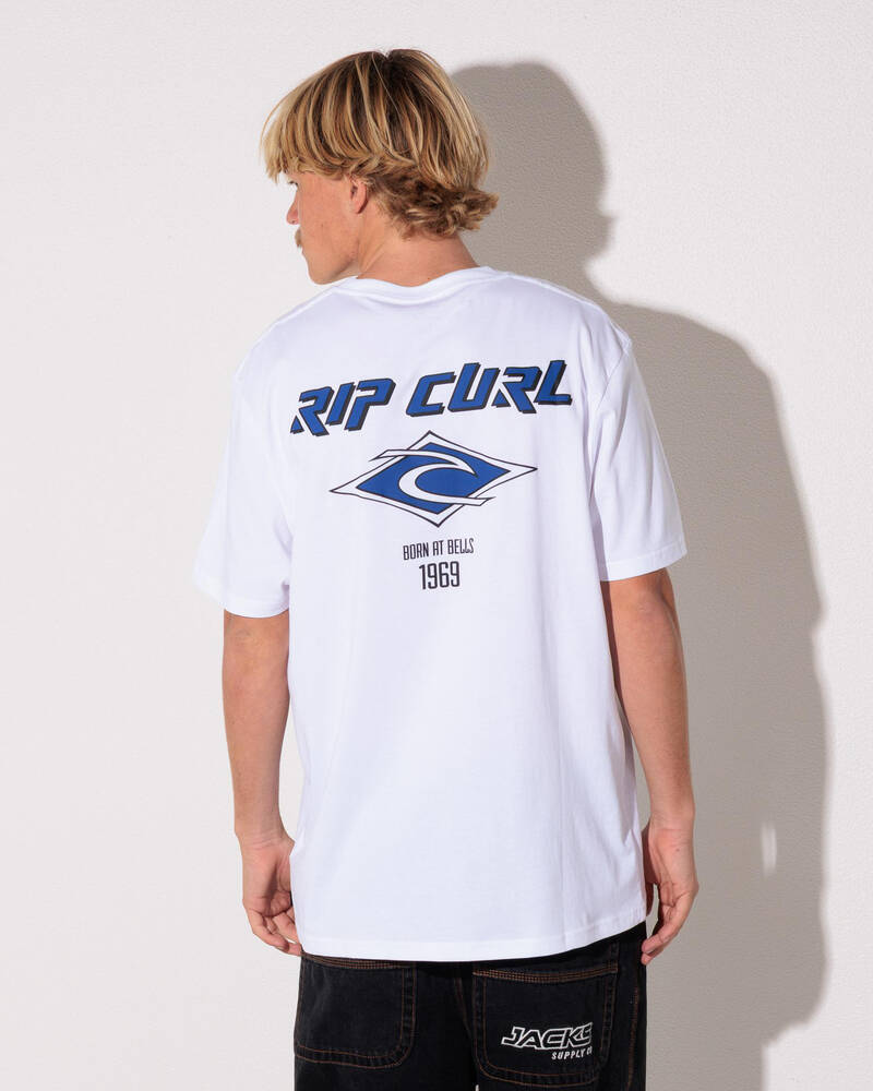 Rip Curl Fade Out Icon T-Shirt for Mens