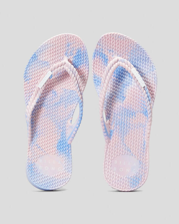 Billabong Girls' Kicks Marble Thongs for Womens