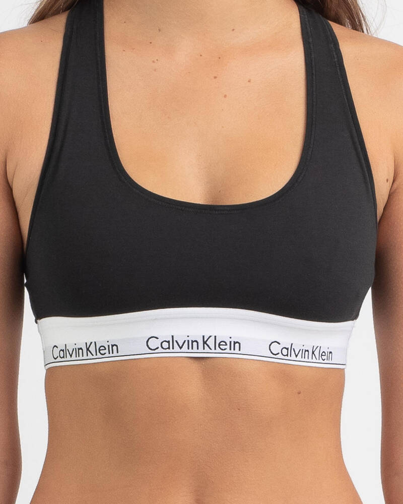 Calvin Klein Cotton Unlined Bralette for Womens