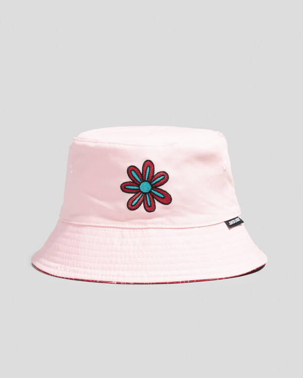 Santa Cruz Girls' Vibes Repeat Mono Bucket Hat for Womens