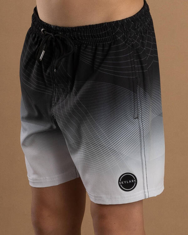 Skylark Boys' Detection Elastic Waist Shorts for Mens