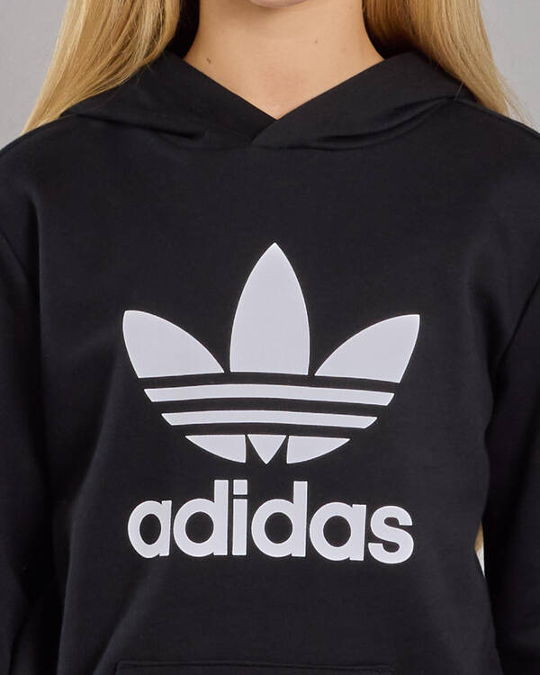 adidas Girls' Trefoil Hoodie for Womens