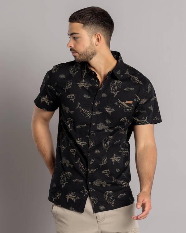 Salty Life Deepwater Short Sleeve Shirt for Mens