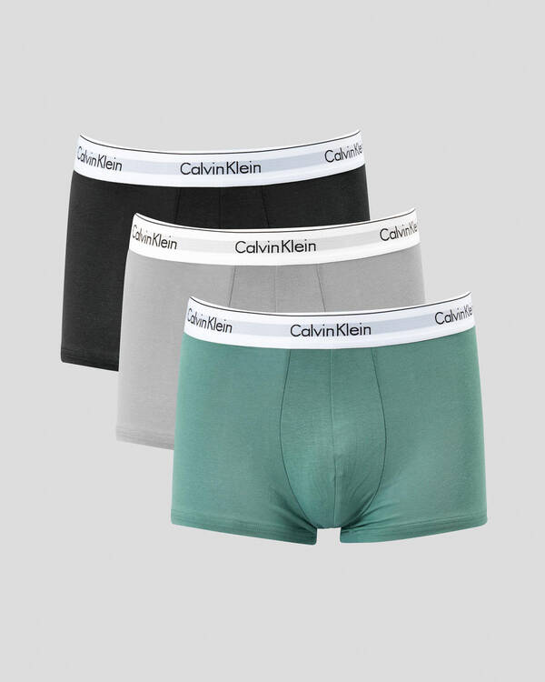 Calvin Klein Modern Cotton Trunks 3 Pack for Mens