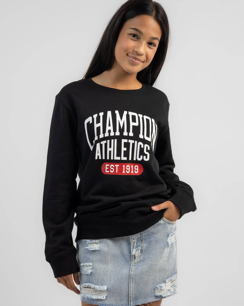 Champion Girls' Sporty Sweatshirt for Womens