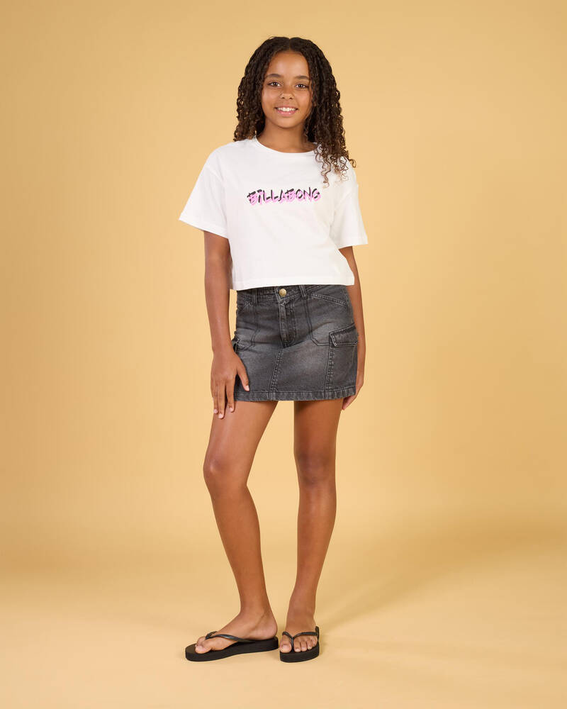 Billabong Girl's Say My Name Crop T-Shirt for Womens