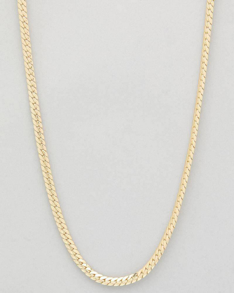 REPUBLIK Gold Snake Chain Necklace for Mens