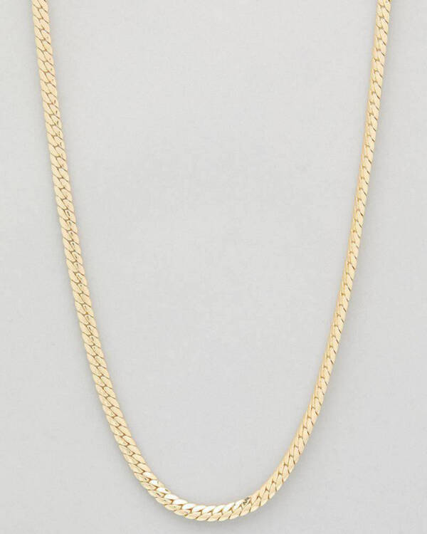 REPUBLIK Gold Snake Chain Necklace for Mens