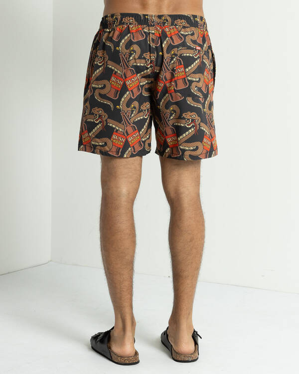 Bush Chook King Brown Beach Shorts for Mens