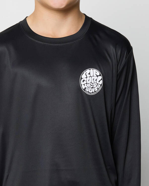 Rip Curl Boys' Icons Surflite Long Sleeve Rash Vest for Mens